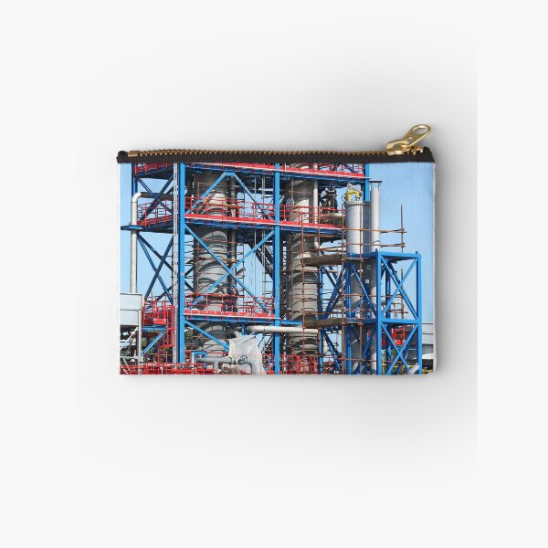 Item preview, New refinery construction site with workers designed and sold by goceris.