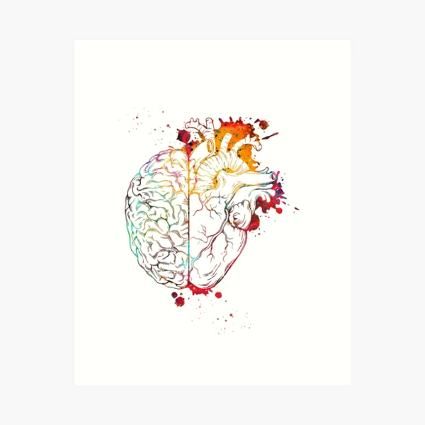 Heart And Brain | Art Print