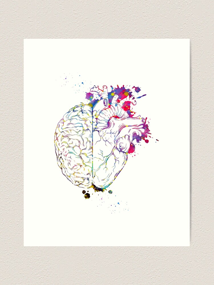 Heart And Brain | Art Print