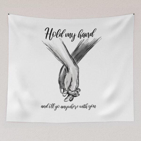 Item preview, hold my hand designed and sold by tee-blah-blah.