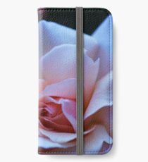 Blushing Pink Rose iPhone Wallet/Case/Skin