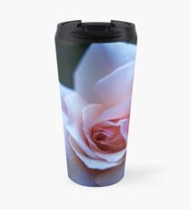 Blushing Pink Rose Travel Mug