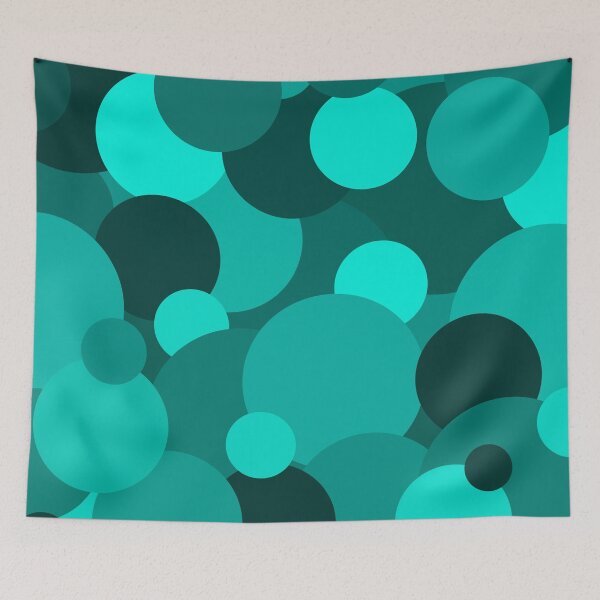 Item preview, Teal Circle Pattern designed and sold by DanaAndTheBooks.