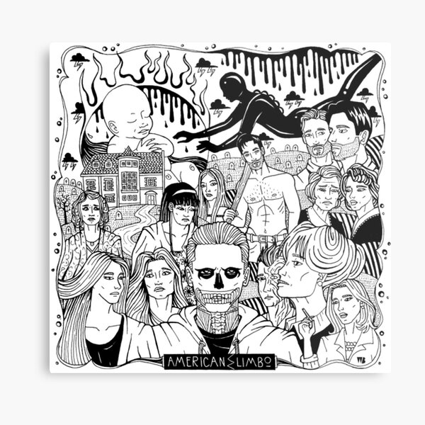 AHS - MURDER HOUSE Metal Print