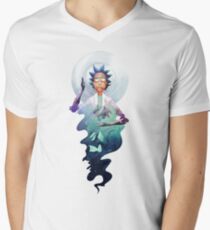 Camiseta para hombre de cuello en v Número