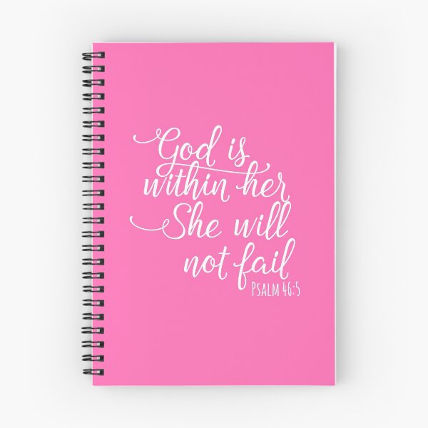 Item preview, God is with her, she will not fail. Christian, Bible Verse for Women, Christian Woman designed and sold by ChristianLife.