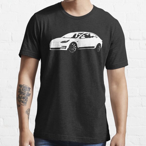 tesla model 3 t shirt