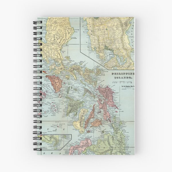 Item preview, Vintage Map of The Philippines (1898) designed and sold by BravuraMedia.