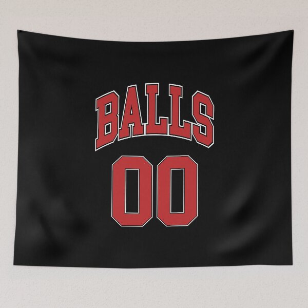 Aperçu de l'œuvre Balls 00 - Humour de taureaux et conception de blagues amusantes de la NBA créée et vendue par dashiner.