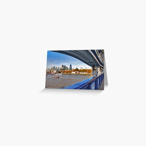A view from the Tower Bridge Greeting Card
