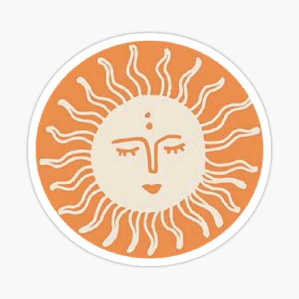 happy sun sticker Sticker