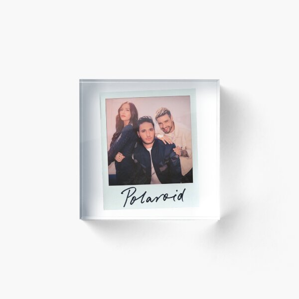 Liam Payne Jonas Blue Lennon Stella Polaroid Acrylic Block