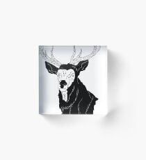 Evil Deer Acrylic Block