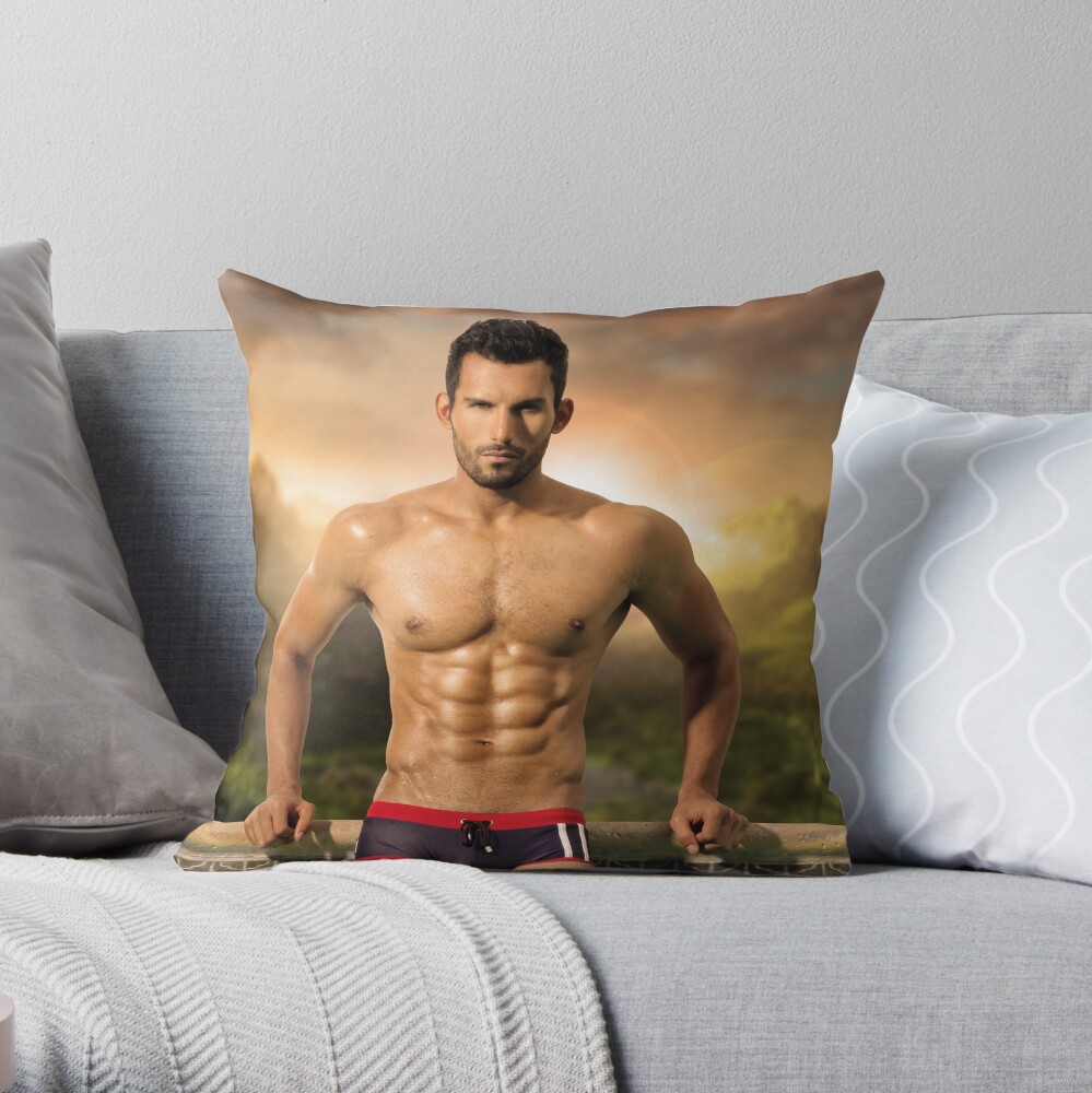 Hunky Kevin Throw Pillow