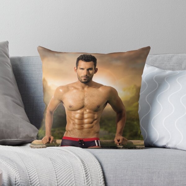Hunky Kevin Throw Pillow