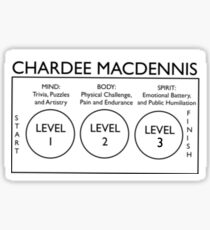 Chardee MacDennis Sticker