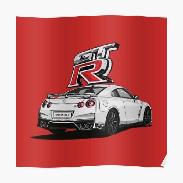 The amazing R35 GTR Poster
