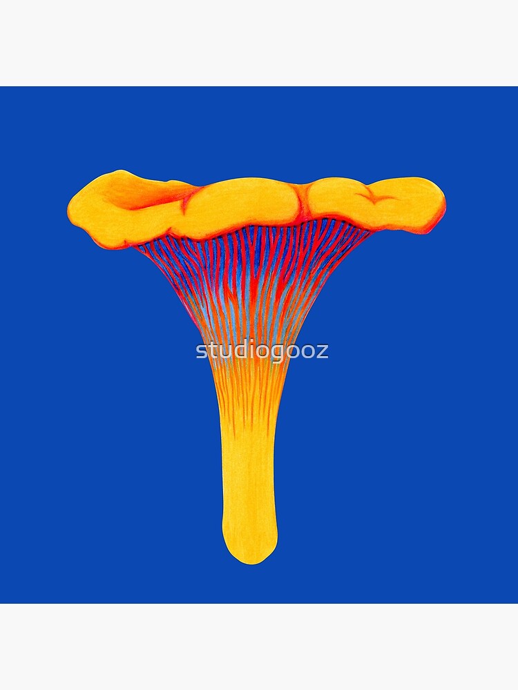 Discover Magic Chanterelle Psychedelic Mushroom Premium Matte Vertical Poster