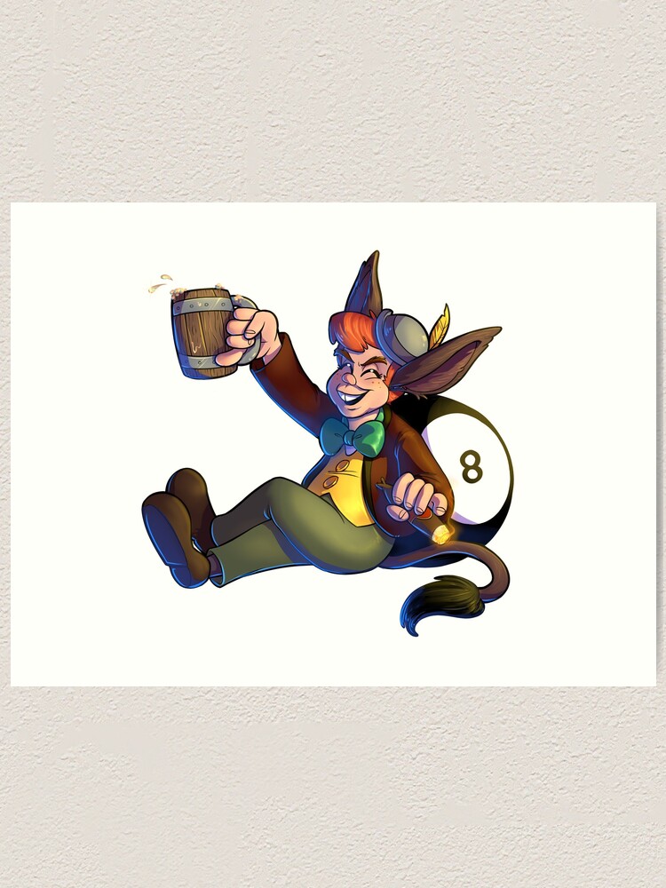 Lampwick Art Print By Gollygeemel Redbubble