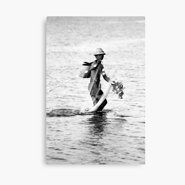 Balinese Fisherman Canvas Print