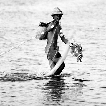 Artwork thumbnail, Balinese Fisherman by Wayne Gerard Trotman