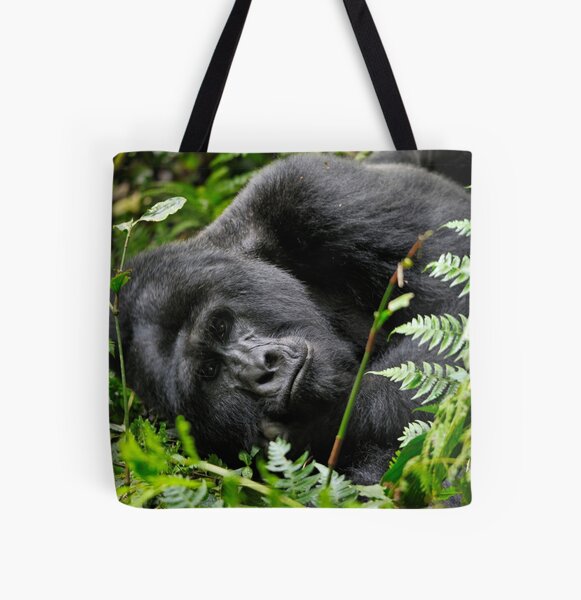 gorilla ape monkey king kong godzilla silver back Reusable Gift Bag