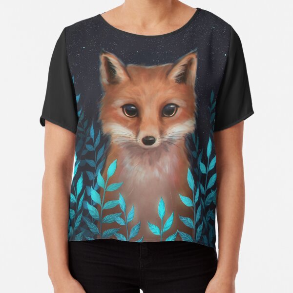 Fox Chiffon Top