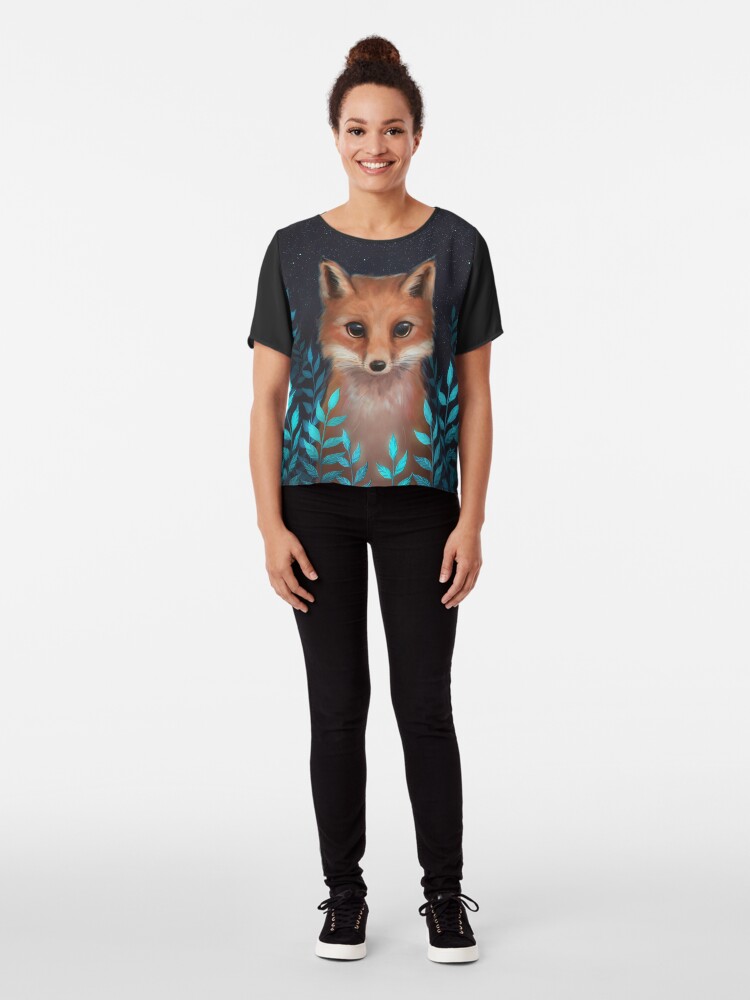 Alternate view of Fox Chiffon Top