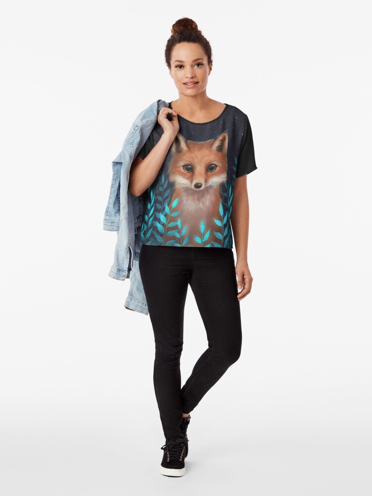 Alternate view of Fox Chiffon Top