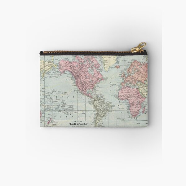 Item preview, Vintage Map of The World (1901) designed and sold by BravuraMedia.