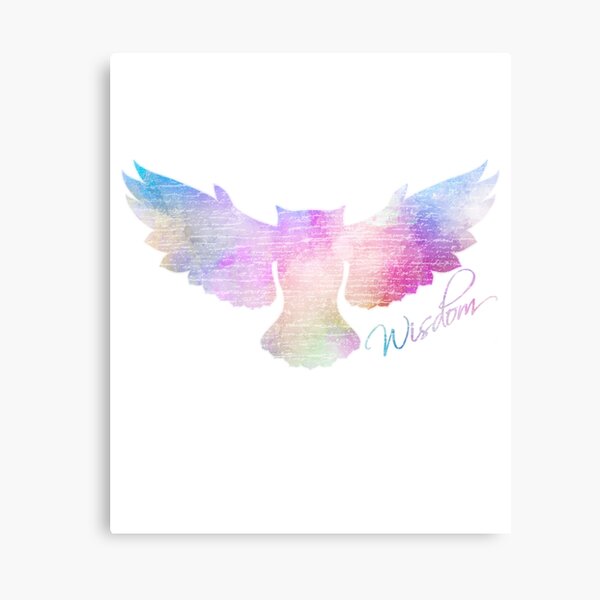 Owl Watercolor Style Owlss Water Color Art Vintage Colorful Cute Animal Bir Canvas Print
