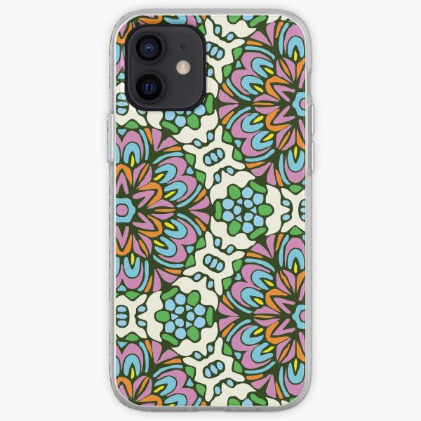 Ice Queen Retro Floral Garden iPhone Soft Case
