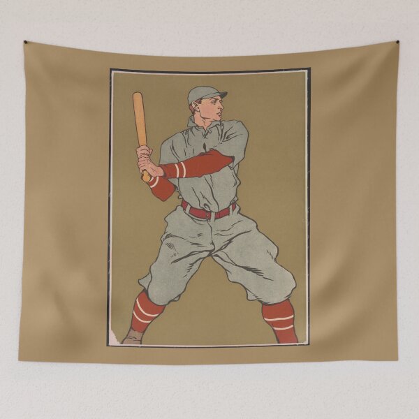 Item preview, Vintage Baseball Player Illustration (1908) designed and sold by BravuraMedia.