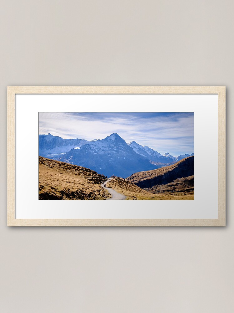 Alternate view of Eiger, photographed from Grindelwald First Framed Art Print