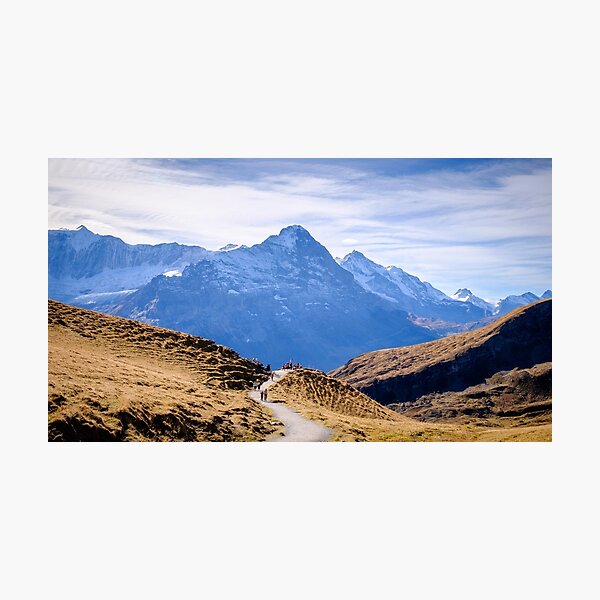 Eiger, photographed from Grindelwald First Photographic Print