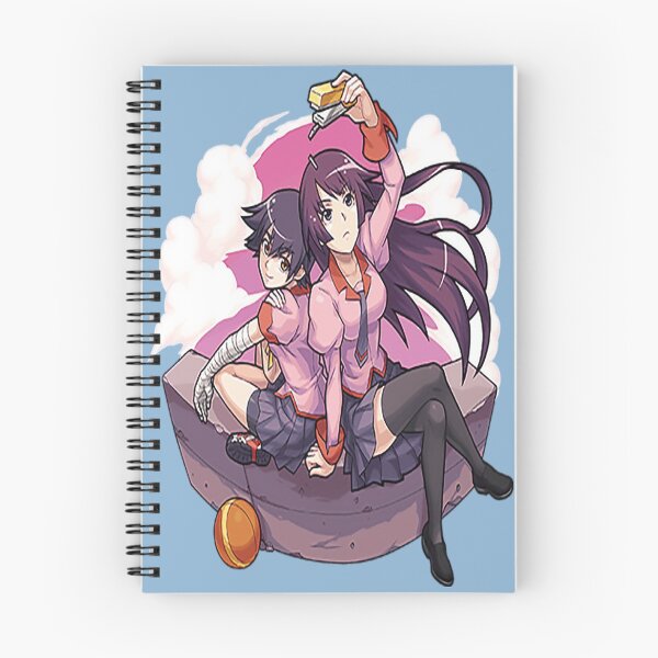 Item preview, Hitagi & Kanbaru - Monogatari Series designed and sold by PensiveCactus.