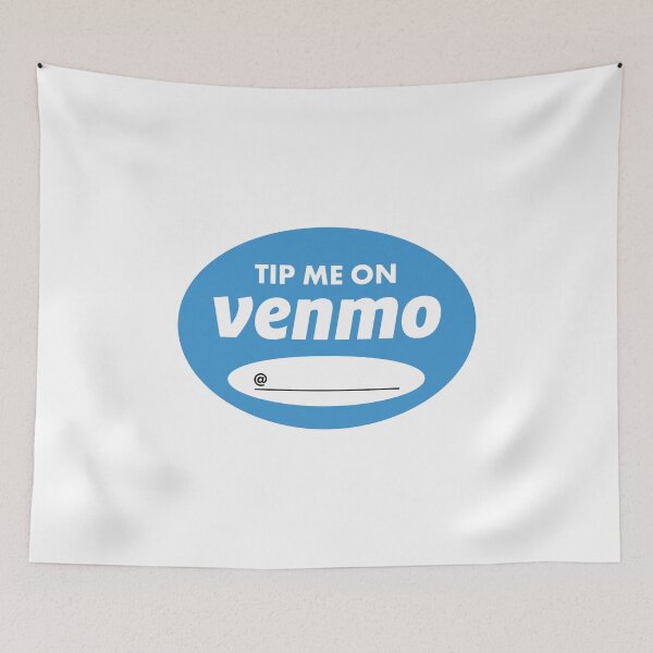 Item preview, Tip Me on Venmo Graphic with Fill-In Spot to Customize with your Venmo Name designed and sold by Broken Concrete.