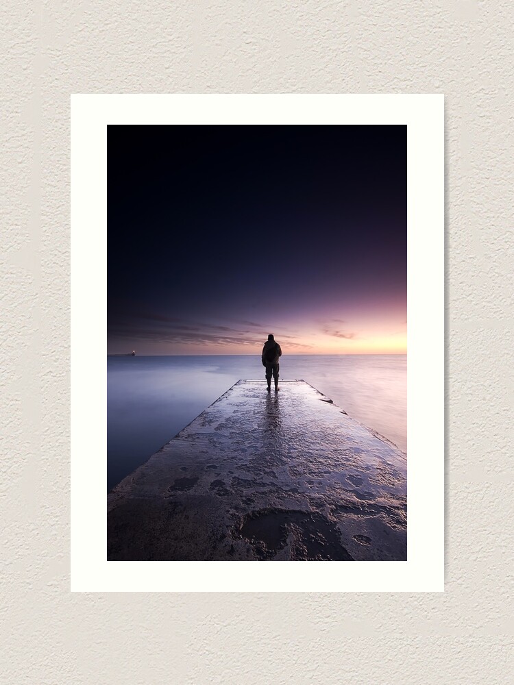 Alternate view of watching Art Print