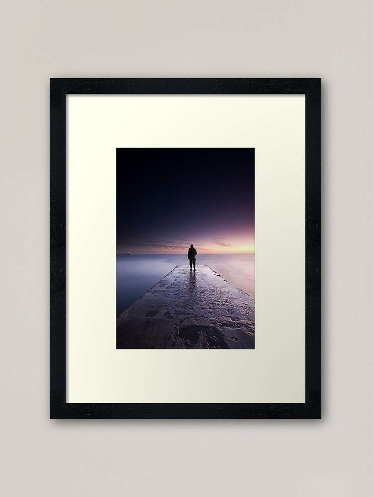 Alternate view of watching Framed Art Print