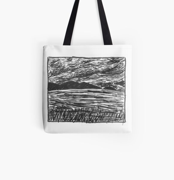 Thunder (Inktober 2018 #27) All Over Print Tote Bag