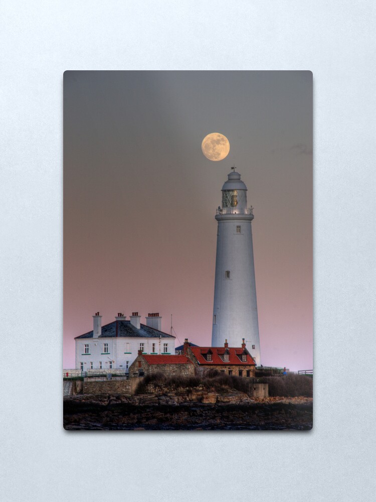 Alternate view of St Mary's moon Metal Print