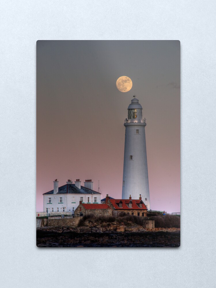Alternate view of St Mary's moon Metal Print