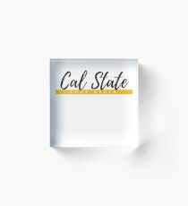 Cal State Long Beach Acrylic Block