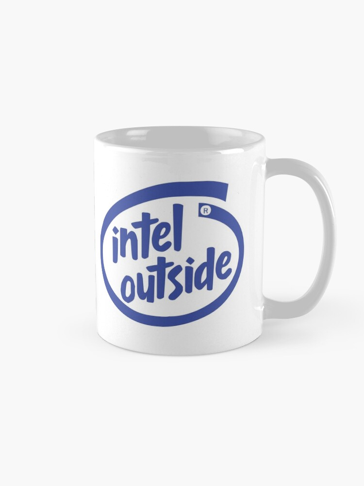 Alternate view of Freaky Logo - Intel Outside Mug