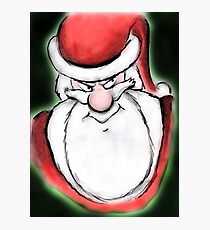 Santa's sly eyes Photographic Print