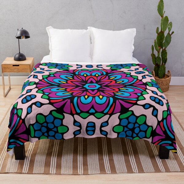 Item preview, The Med Retro Flower designed and sold by Mia Harper Design.