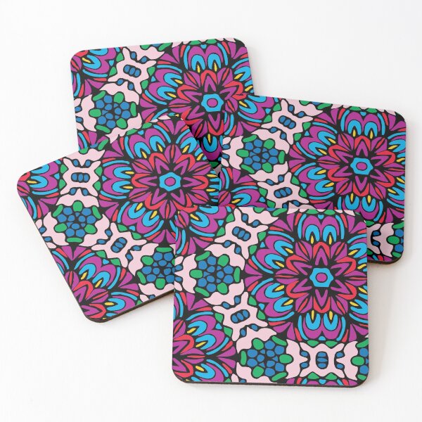 Item preview, The Med Floral Rock Garden designed and sold by Mia Harper Design.