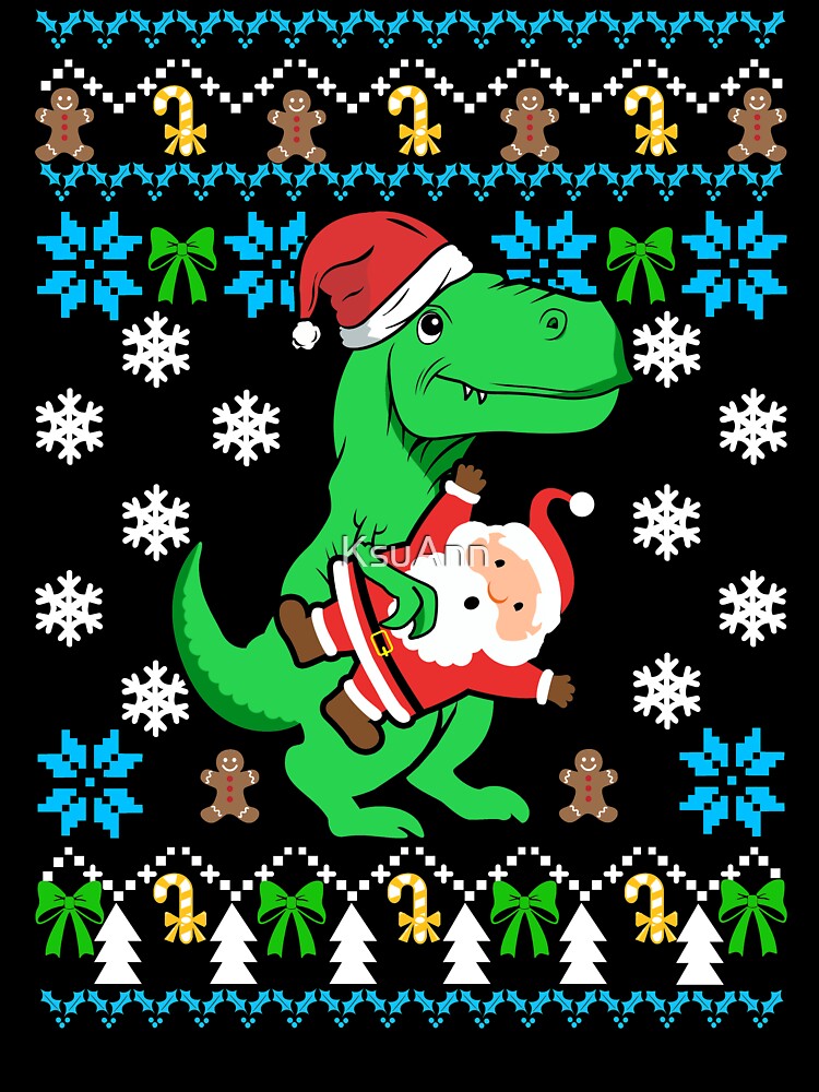 Camiseta para niños «Dinosaurio feo suéter de Navidad» de KsuAnn | Redbubble Camiseta para niños «Dinosaurio feo suéter de Navidad» de KsuAnn | Redbubble