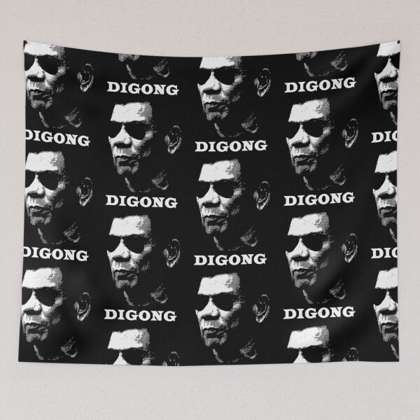 Item preview, Duterte - Black & White (Digong letters) designed and sold by TheDeplorables.