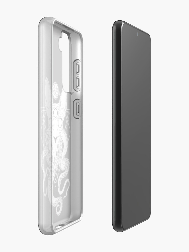 Alternate view of CATHULHU - the cosmic tentacle cat Case & Skin for Samsung Galaxy